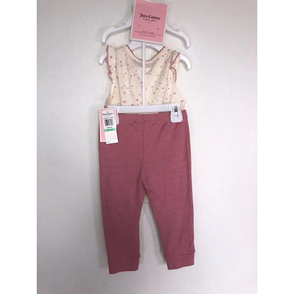 Juicy Couture and Zara Girls Pink and Cream Bundle - 18M